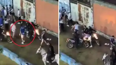 Un policía en moto atropelló a un hincha en la previa del Atlético Tucumán vs Huracán