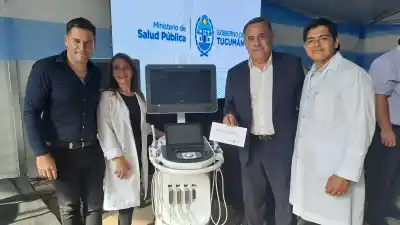El Hospital Lamadrid sumó un ecógrafo de última generación con una inversión de 200 millones