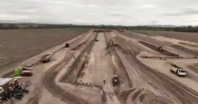 El canal de 12 km que promete sepultar para siempre las inundaciones en la Ruta 68