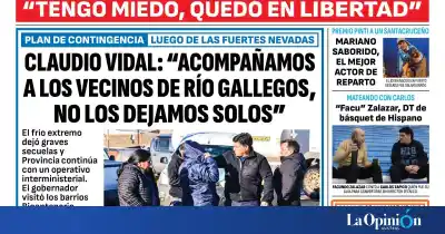 El operativo que desplegó Claudio Vidal en los barrios más castigados por el frío