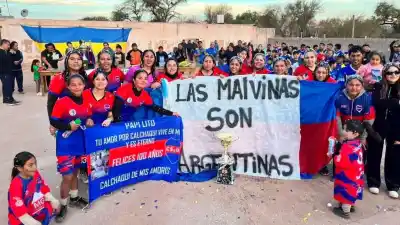 El gesto de las campeonas de Calchaquí que cruzó fronteras y llegó hasta Santa Cruz