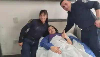 Nació en el asiento de un auto y un milagroso RCP policial le salvó la vida: la llamarán como la oficial que la reanimó