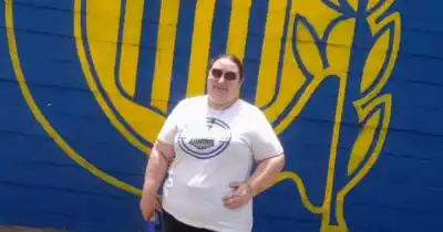 La historia de Brenda, la patinadora ciega que sueña con Rosario Central y Abel Pintos