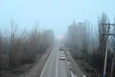 El amanecer que paralizó Roca: la niebla que deslumbró y complicó el tránsito