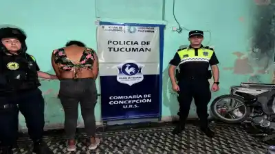 Una mujer fue interceptada por robo de ropa en el centro de Concepción