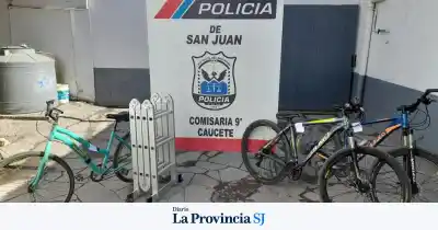 Tres detenidos y un lote de bicicletas recuperado: la Policía busca a los dueños
