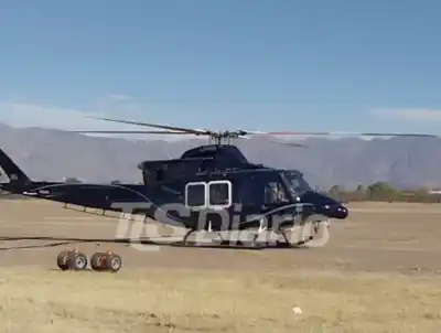 Seis personas a bordo de un helicóptero perdieron contacto en Valle Fértil: ¿qué pasó?