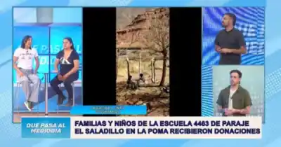 Motoqueros y voluntarios llevaron alegría a una escuela rural de La Poma y lo que pasó emocionó a todos