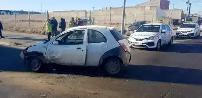 Un corte en la ceja y desorientación: el saldo de un choque en pleno Parque Industrial