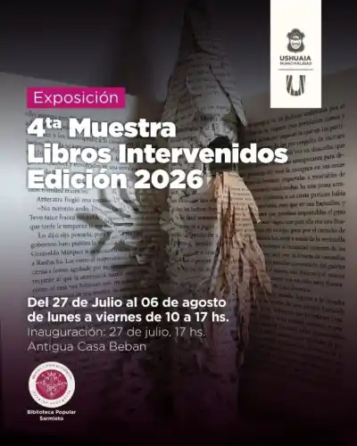 La segunda vida de los libros: llega la 4° Muestra de Libros Intervenidos a la Antigua Casa Beban