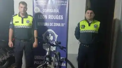 Policía de Monteros recupera bicicleta robada tras allanamiento en ex Ruta 38