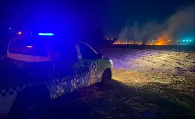 Un incendio en Alderetes puso en alerta a la Ruta 9 y a varias viviendas