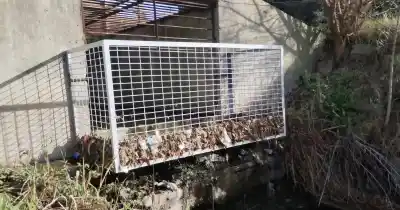 Lo que las barreras esconden: más de 350 kilos de basura frenados en barrio Somisa