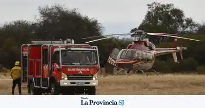 Cambio climático sorpresivo complica el rescate del helicóptero caído en Valle Fértil