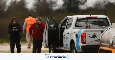 Valle Fértil: las imágenes que muestran el operativo y el dolor tras la caída del helicóptero