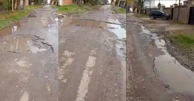 Vecinos de Barrio Aeropuerto denuncian que una calle es un 'campo de batalla'