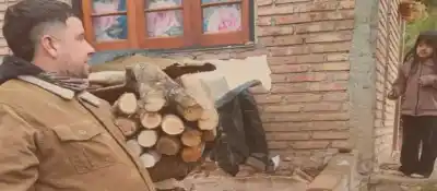 En Alpa Corral, el programa de Leña Social ya entregó más de 10 toneladas a familias del pueblo