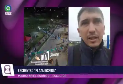 Así transforman troncos en obras de arte: el fascinante detrás de escena del Encuentro de Escultores en Plaza