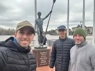 Oleaje, frío y botes prestados: el desafío que superaron los palistas misioneros en Tigre