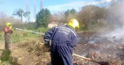 Misterioso incendio en San Lorenzo: ¿alguien lo provocó?