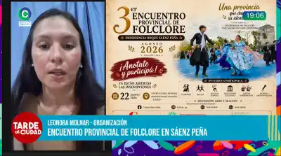 Sáenz Peña se prepara para el 3° Encuentro Provincial de Folclore: talleres, desfile y peña gratuitos