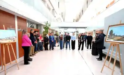 Cerró la muestra "Tranqueras adentro" de Néstor Siri en la Legislatura: un viaje a la identidad patagónica