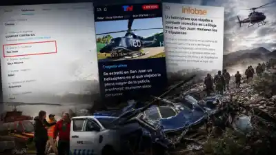 Tragedia en San Juan: el helicóptero caído en Ischigualasto que conmocionó al país