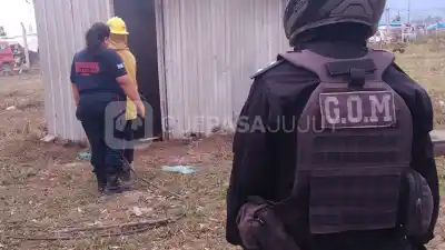 Incendio en un obrador de Palpalá: detuvieron a un sospechoso que escapó con una botella de alcohol