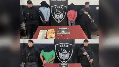 GEAM de Tucumán incauta cocaína y aprehende a tres personas en dos procedimientos