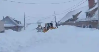 Tras el temporal, Vialidad logró llegar a Las Cuevas y despejar la Ruta 7