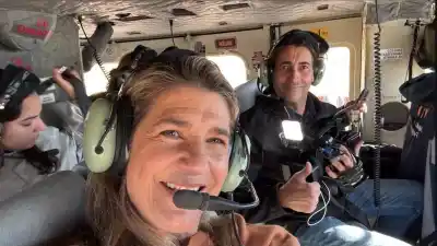 Grabaron el último vuelo del helicóptero antes de la tragedia en Valle Fértil