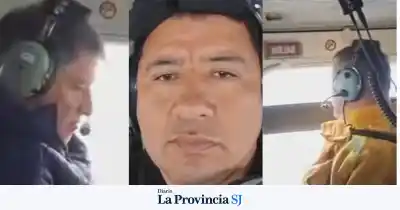 El escalofriante video desde el helicóptero minutos antes de la tragedia en Valle Fértil