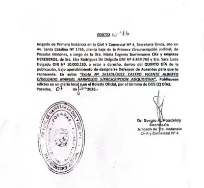 Buscan a los herederos de dos mujeres en Misiones: ¿los conocés?