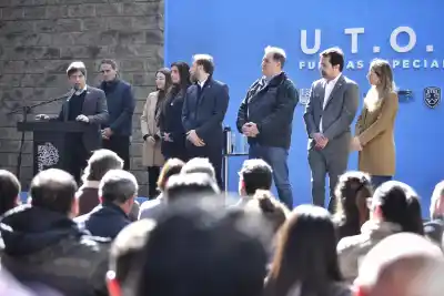 Kicillof inauguró base de UTOI en Lomas y apuntó contra Milei: "La derecha siempre instala discursos marketineros"