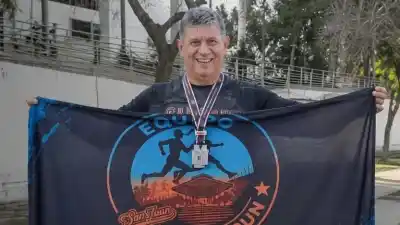 El conmovedor adiós de los runners sanjuaninos a Carlos Heredia: "Siempre correrás con nosotros"