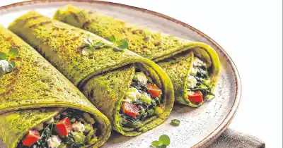 Crepes de espinaca sin TACC: la receta que conquista a celíacos y amantes de lo saludable