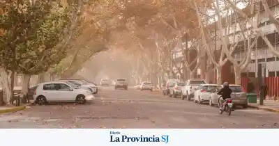 Viento Zonda: alerta en San Juan con ráfagas de hasta 90 km/h y ocho departamentos en riesgo
