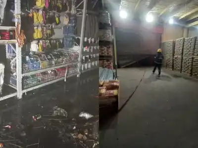 Madrugada de terror en un hipermercado de Resistencia: el fuego amenazó con devorarlo todo