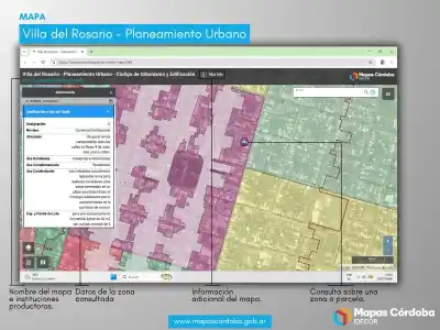 Villa del Rosario ahora tiene sus datos urbanos online: ¿qué pueden consultar los vecinos?