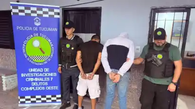 Policía de Tucumán captura a dos acusados del violento asalto a un drugstore en Monteros