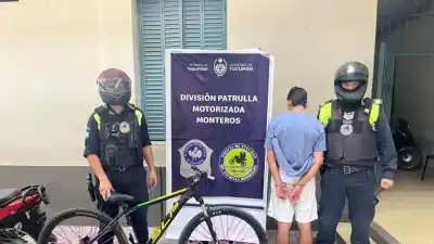 Policía de Monteros recupera bicicleta robada en el Barrio Ibatín