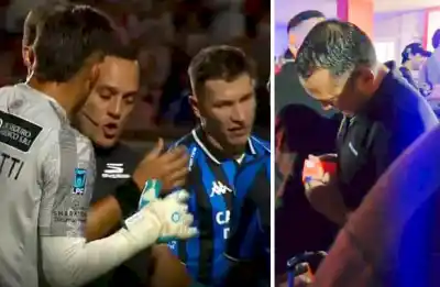 La escena que indigna a los tucumanos: el árbitro Espinoza se retira como un héroe en Córdoba