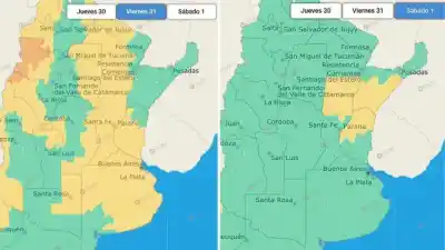 Alerta amarilla en Entre Ríos: ¿qué zonas sufrirán las tormentas más intensas?