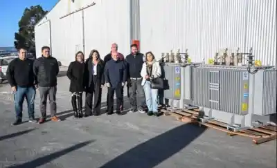 Llegaron a Puerto Madryn los transformadores que prometen aliviar el servicio eléctrico en la zona oeste