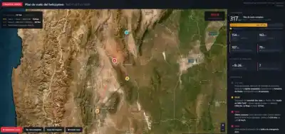 El mapa interactivo que revela el infierno del accidente aéreo en San Juan