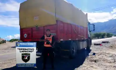 Un camión cargado de vinos fue retenido en Amaicha: el detalle que despertó sospechas en la policía