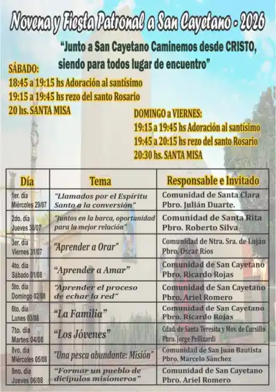 Arrancó la novena a San Cayetano en Resistencia: ¿qué actividades hay hasta el 7 de agosto?
