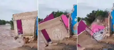 El Salí se tragó una casa en Las Piedritas: el desgarrador relato de una vecina que lo perdió todo