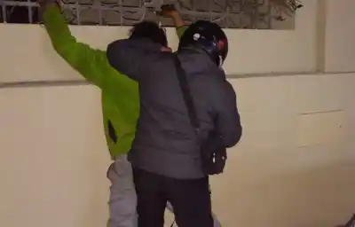 Rompió una ventana para robar, quiso escapar y terminó detenido