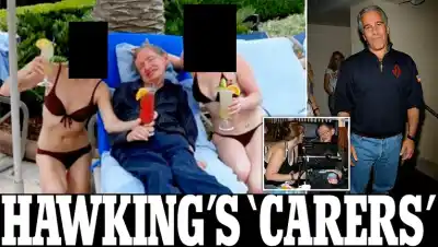 La foto de Hawking con dos mujeres en bikini que apareció en los archivos Epstein: la familia revela la verdad